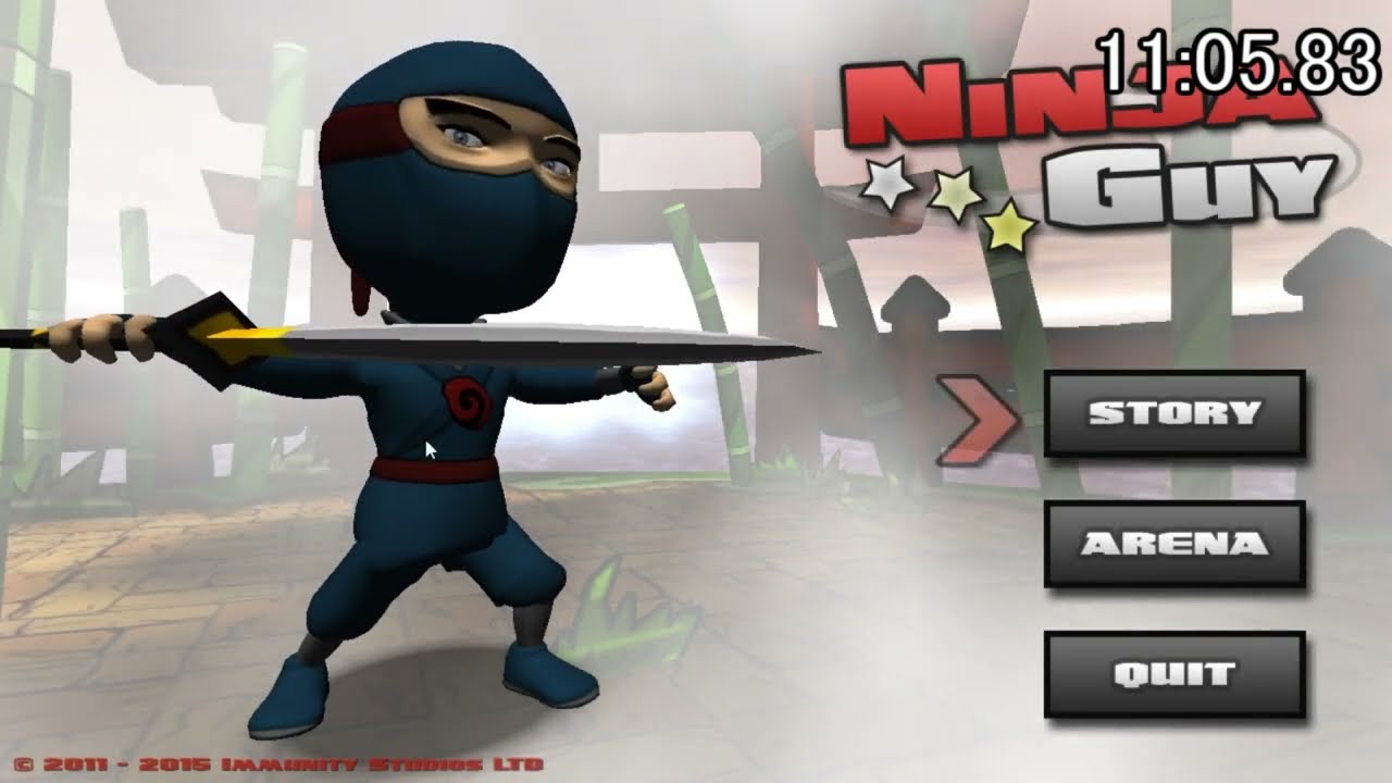 【RTA】Ninja Guy　Any% (all levels) in 11m 06s