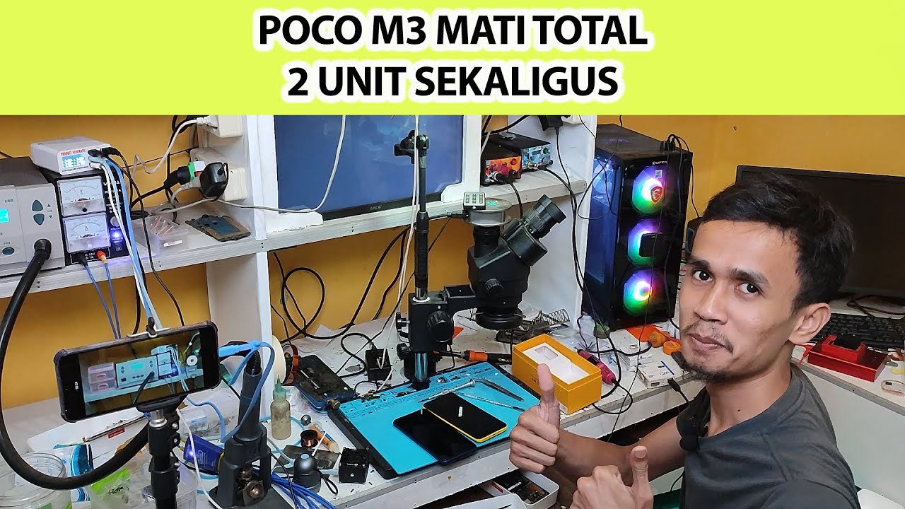 Perbaikan HP Poco M3 Mati Total 2 Unit Sekaligus