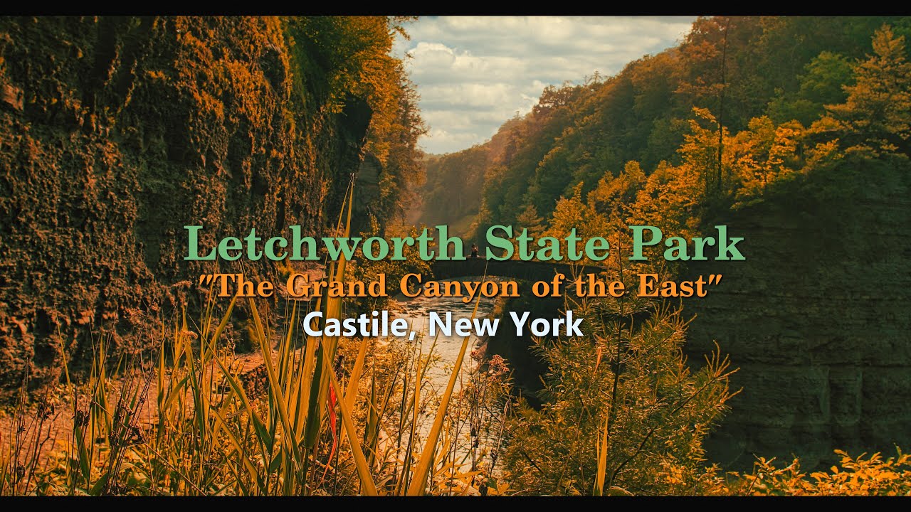 Letchworth State Park - Castile, NY in 4K - Filmed Using A Canon C200 using the Raw Light Codec.