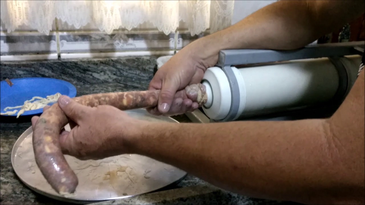 Canhão Caseiro para Enchimento de Linguiça
