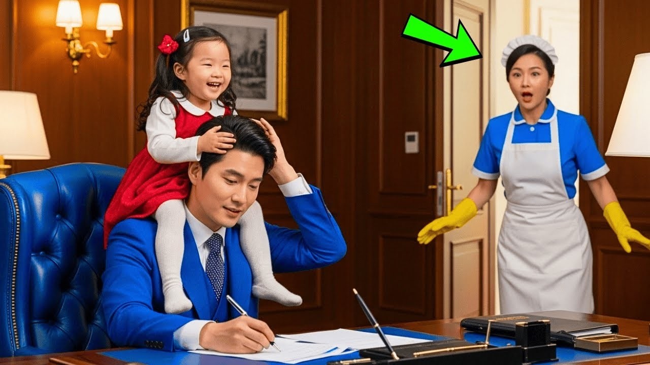 가난한 청소부의 아기는 누구에게도 다가가지 않았다  하지만 그녀는 아기가 자기 백만장자 상사에게 꼭 안겨 있는 모습을 보고 충격을 받았다