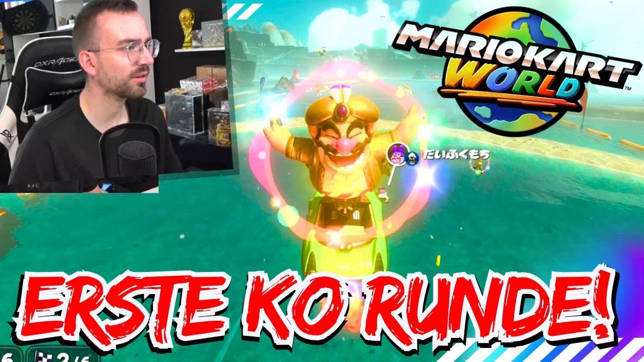 DIE ERSTE KO RUNDE! 😱🔥 MARIO KART WORLD ONLINE #3