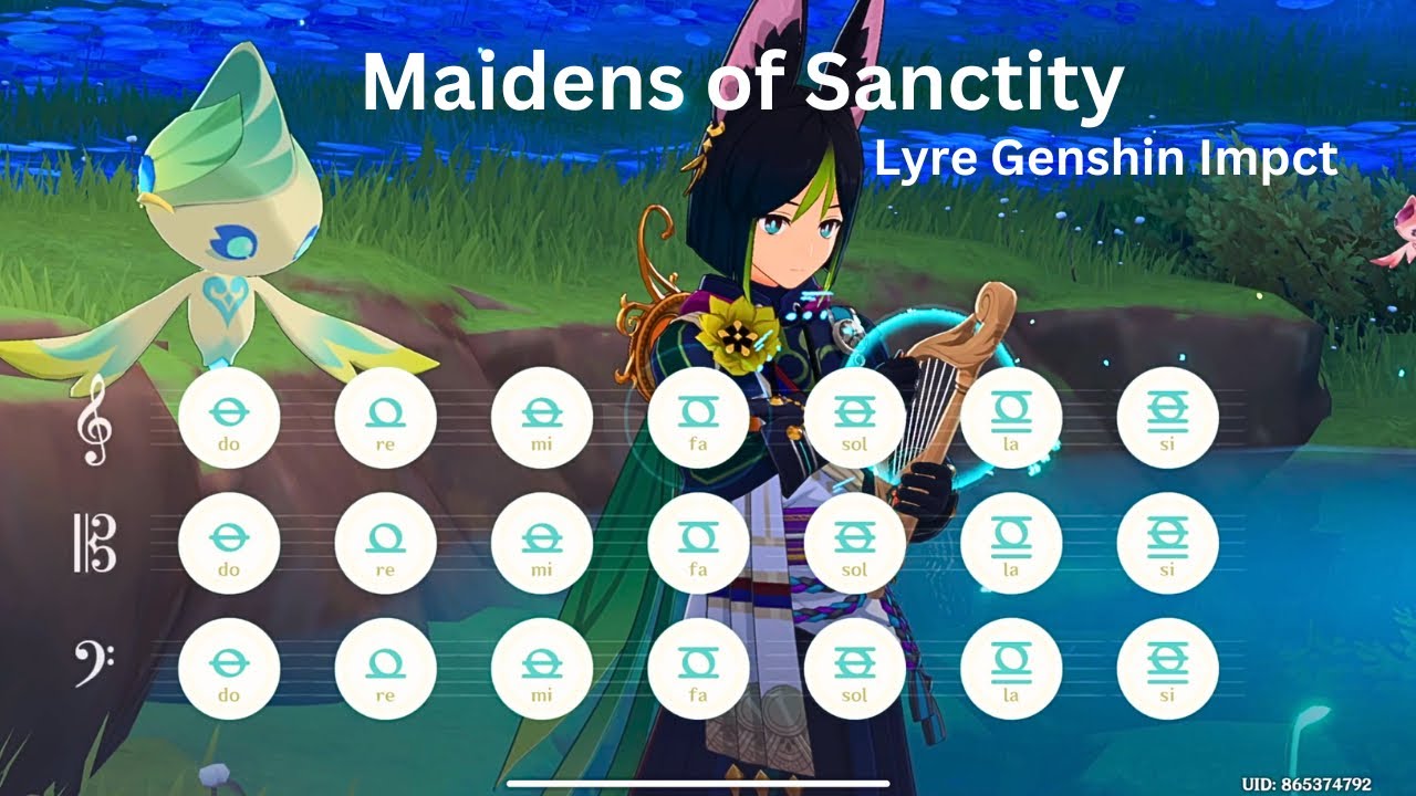 Maidens of Sanctity Lyre Cover Genshin Impact Vourukasha Oasis OST