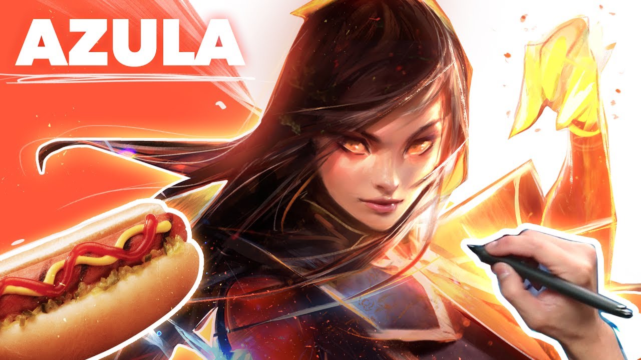 TURNING A HOTDOG INTO AZULA!