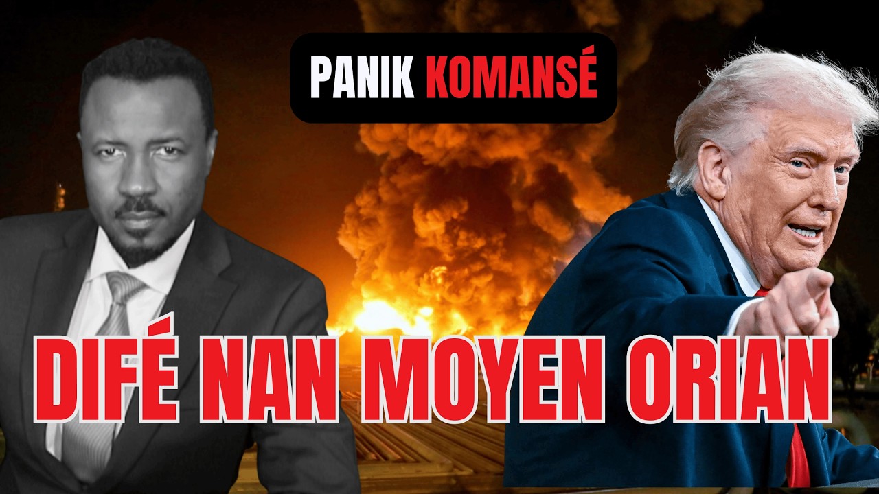 IRAN LANSÉ PLIS ATAK - PANIK TOMBÉ ÉTAZINI - MWAYEN ORIAN TET AMBA - DÉMOKRAT RÉVOLTÉ  - ABNER GELIN
