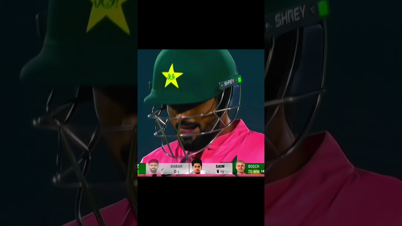 Babar Azam out for 0 vs South Africa #pakvssa #cricket #babarazam