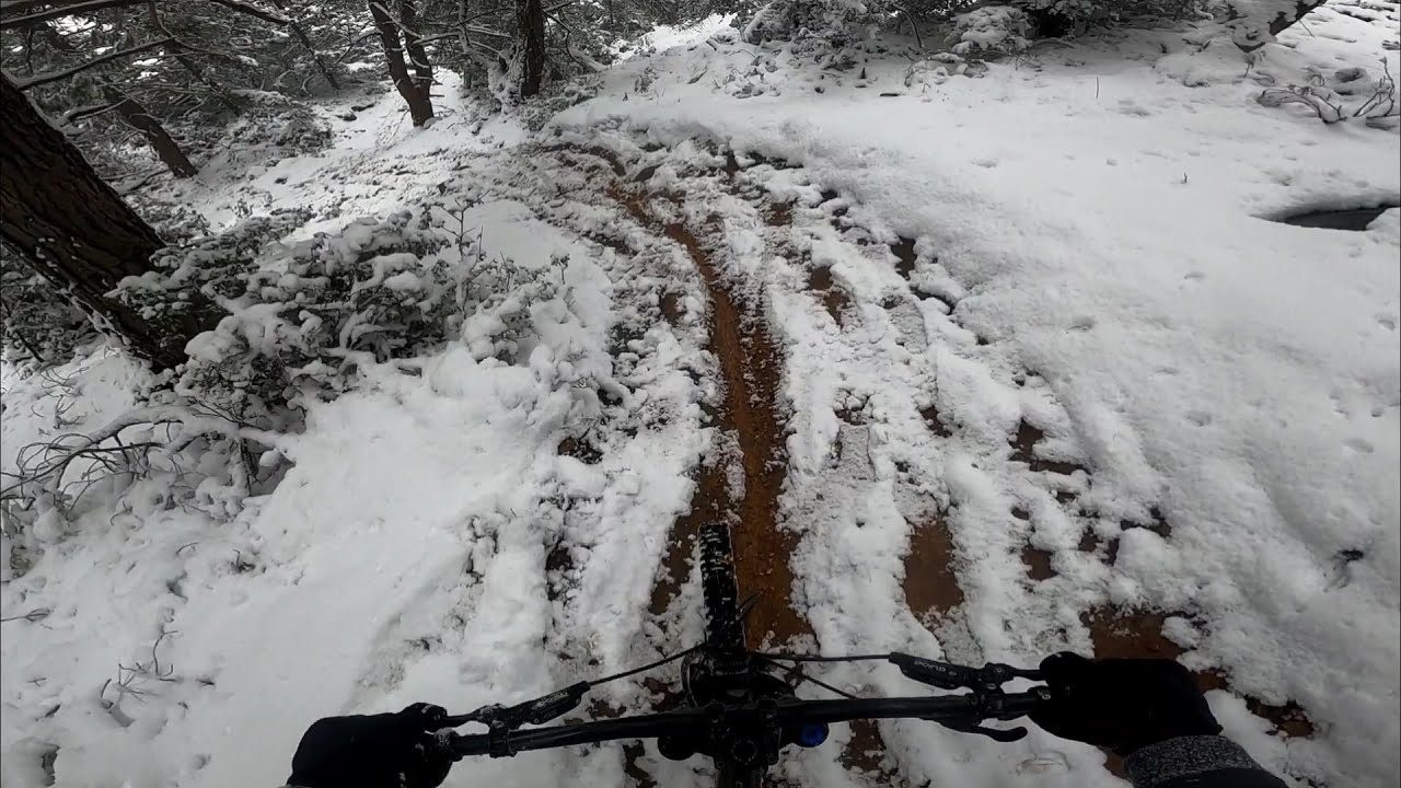 Snowy Ponstan trail Ymittos 20/3/22