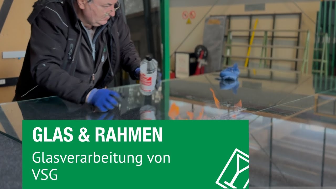 Verarbeitung von VSG: Schleifen und Schneiden