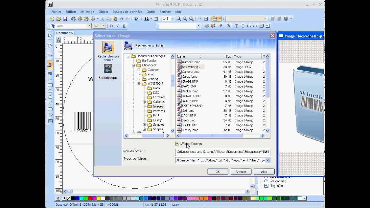 Logiciel Winetiq 9 XLT