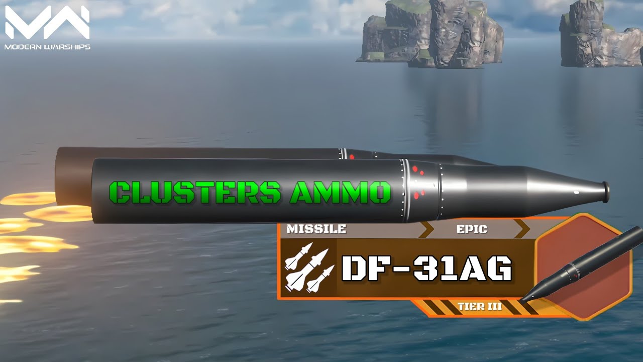 DF-31AG Newest VIP Battlepass Missile Review and Test | Modern Warships Alpha Test