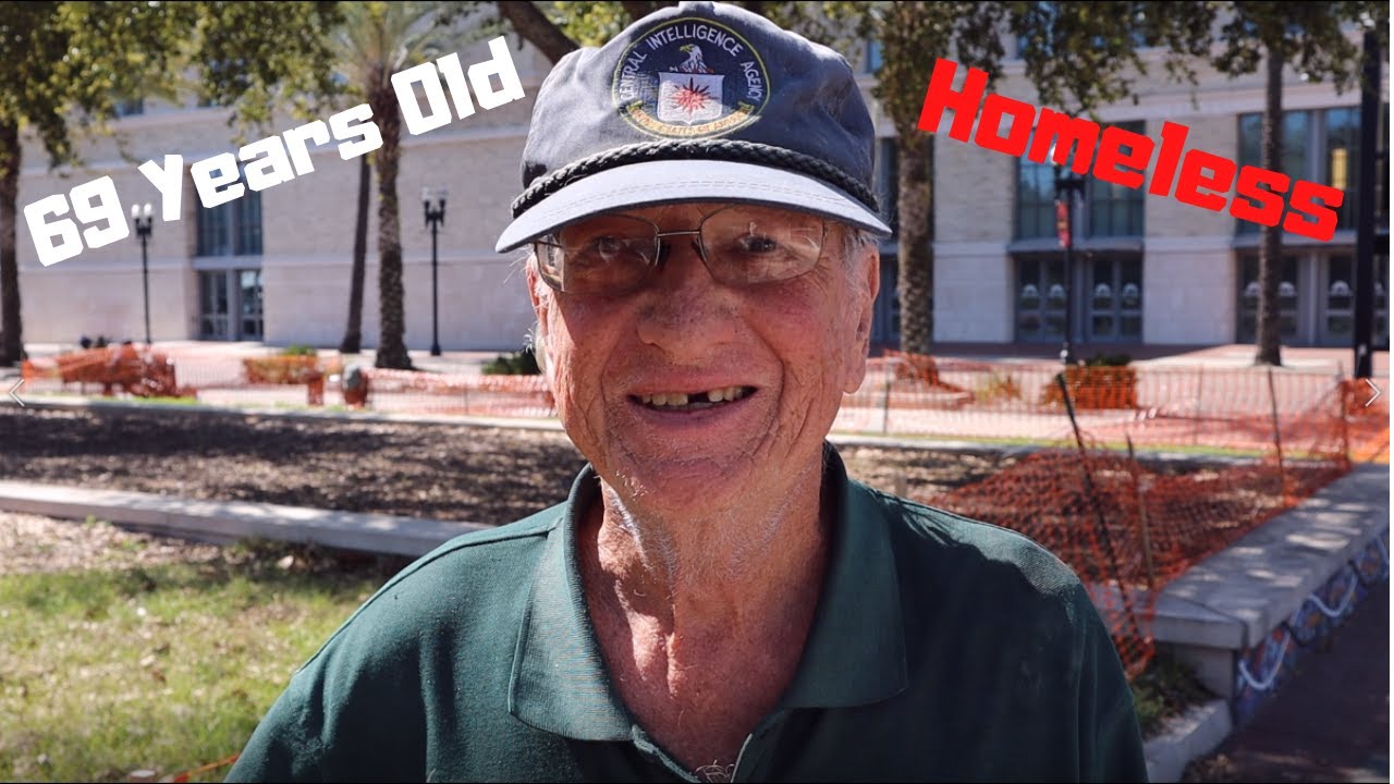 Man Who is 69 years-old and Homeless
