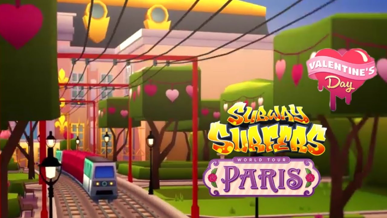 Subway surfers World Tour 2018: Paris 🇫🇷 (Valentine's day 💝 Edition)