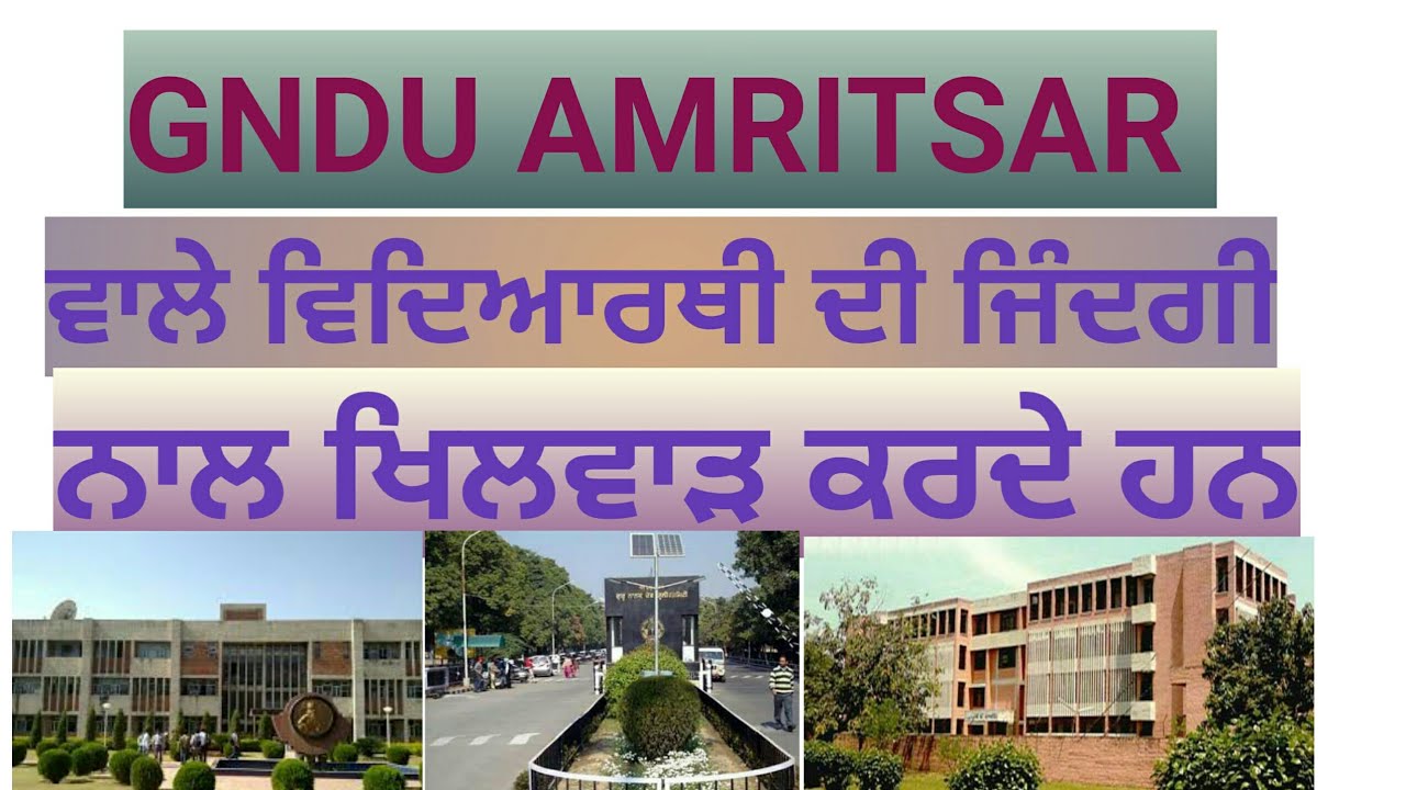 GNDU Amritsar Froud