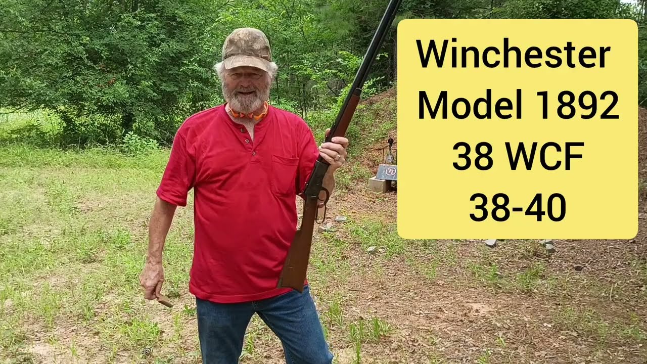 Стрельба из моего Winchester Model 1892 в калибре 38 WCF или также называемом 38-40