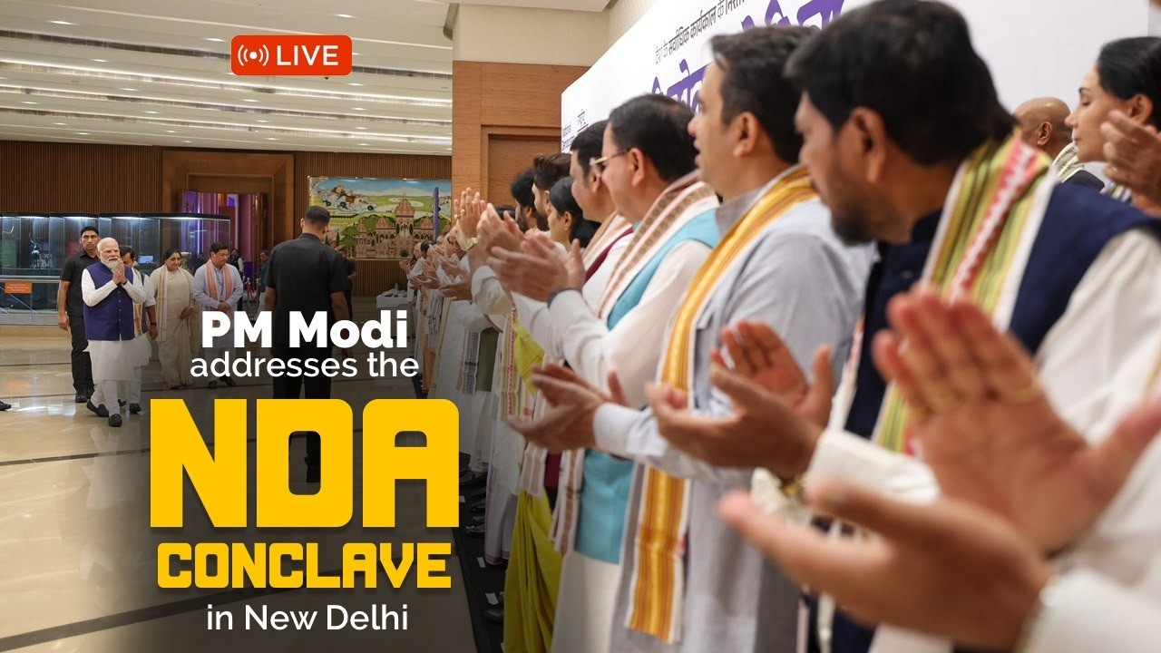 Watch LIVE: PM Shri Narendra Modi addresses the NDA conclave in New Delhi.