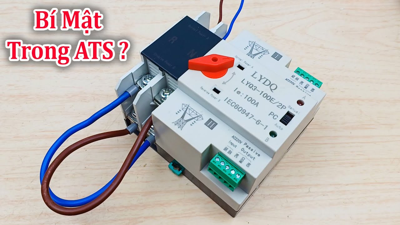 Bí mật bên trong ATS 100A mà nhiều người không biết kể cả thợ điện dân dụng