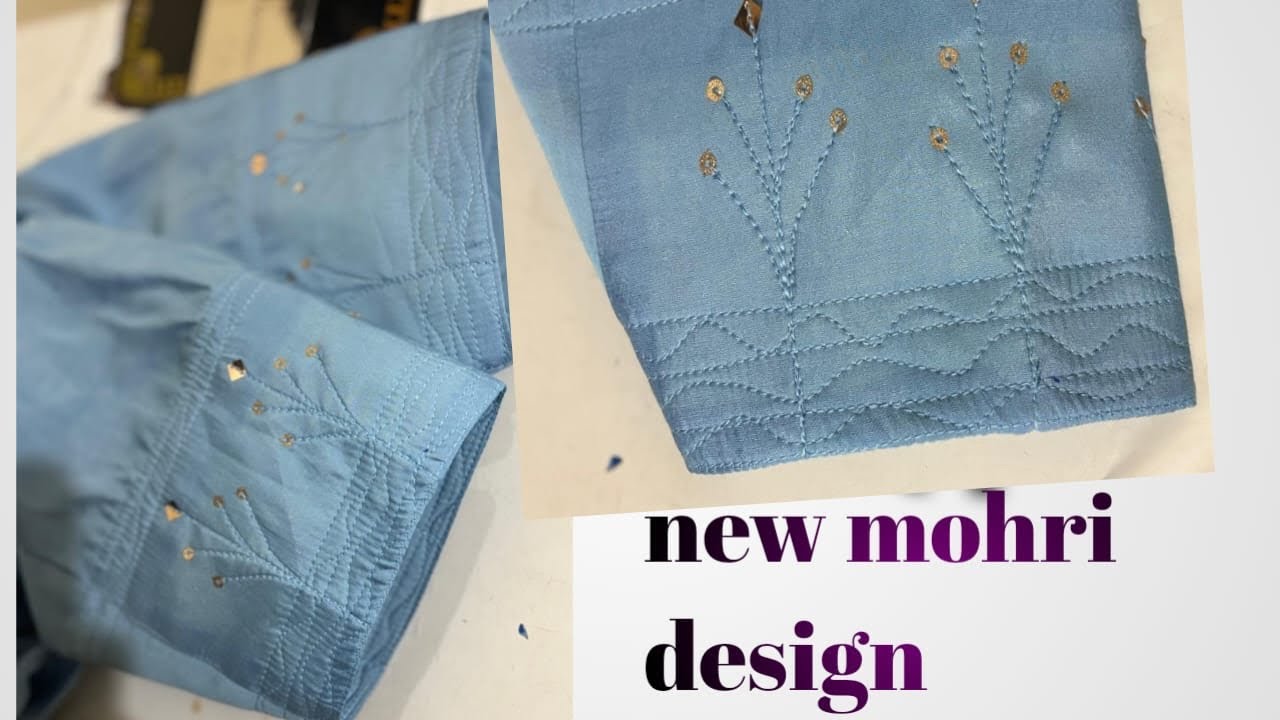 New mohri design/poncha design/salwar bottom design # poncha style #mohrikanewdesign