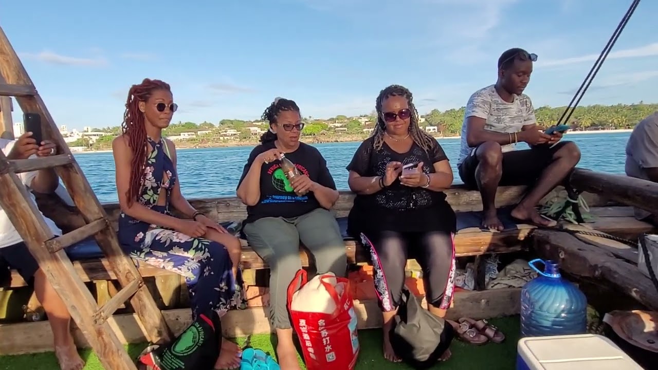 Drumming on Sunset Cruise at Nungwi Beach, Zanzibar - Tanzania Nov 2022 Journey of a Lifetime Tour