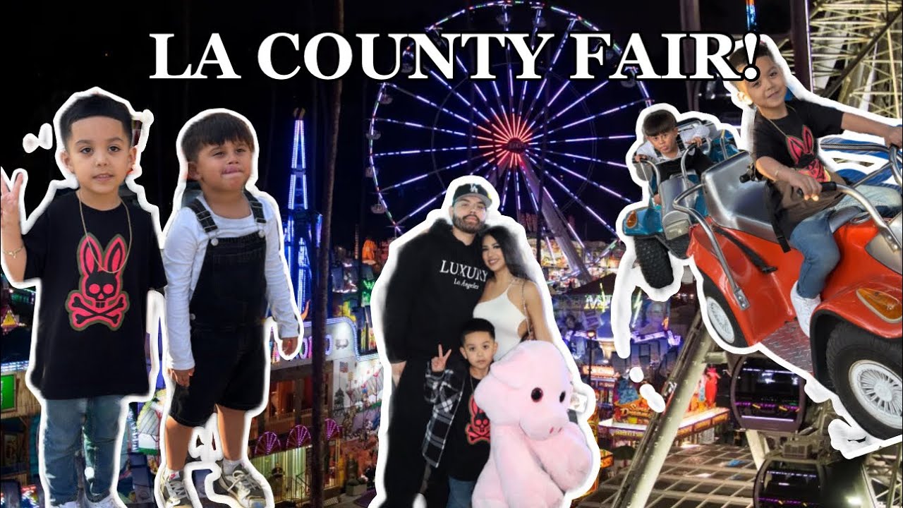 ADRIEL & NOAH GO TO THE LA COUNTY FAIR!!