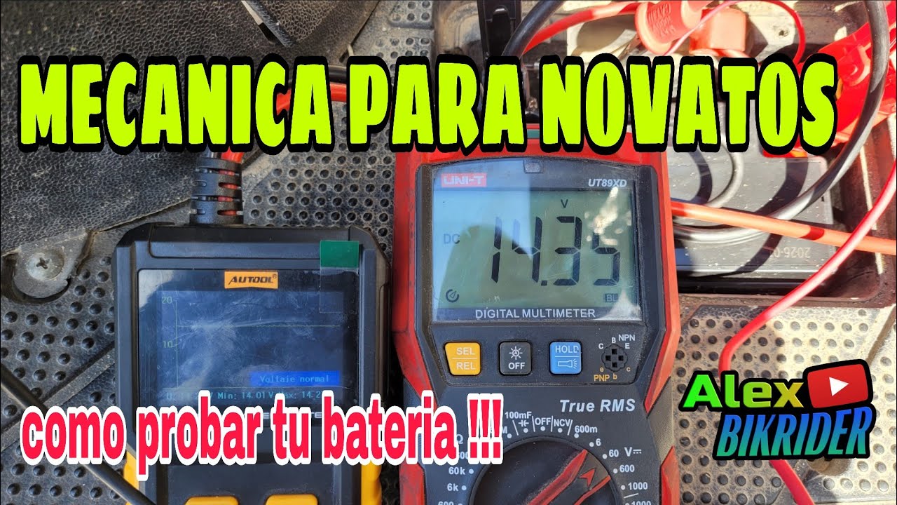 Como revisar una bateria con el probador de baterias Autool