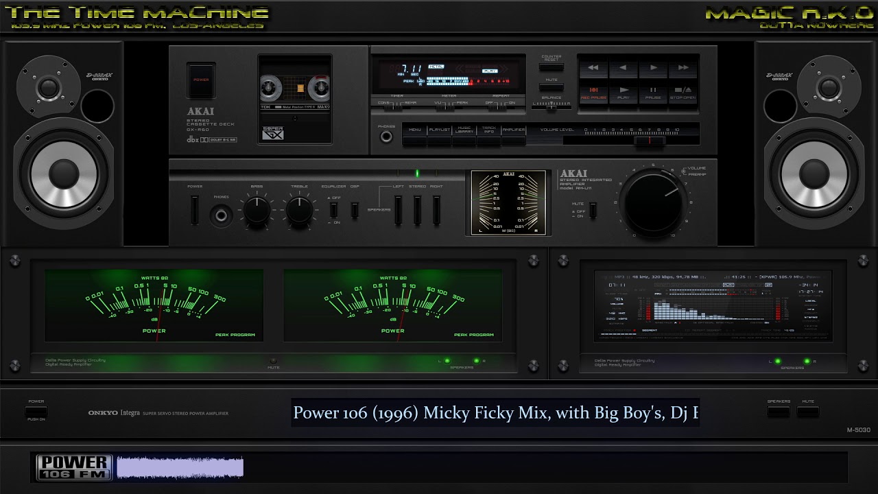 [KPWR] 105.9 Mhz, Power 106 (1996) Micky Ficky Mix, with Big Boy's, Dj E-Man ft Snoop Dog