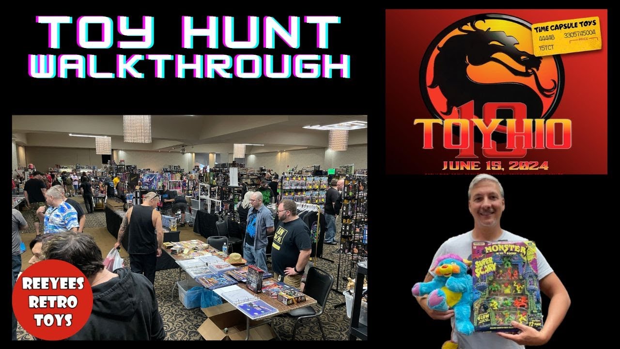 TOYHIO 19 This Toy Show Has EVERYTHING! Vintage Toy Hunt and Walk Through (Episode 113)