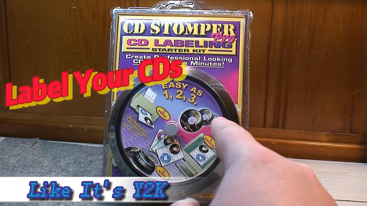 Label CDs (& DVDs) Like It's Y2K - The CD Stomper