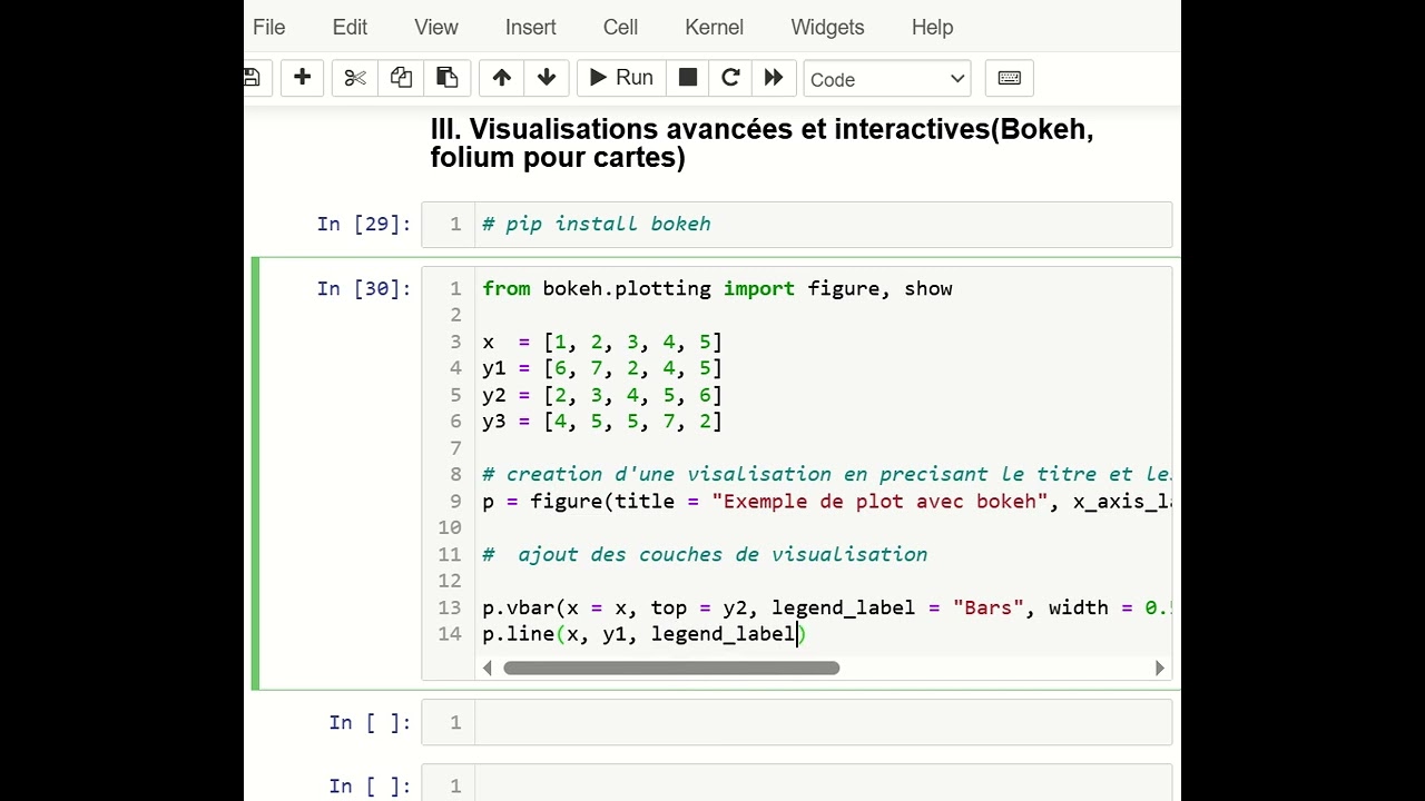 006 Visualisation avancées des données avec Bokeh en Python
