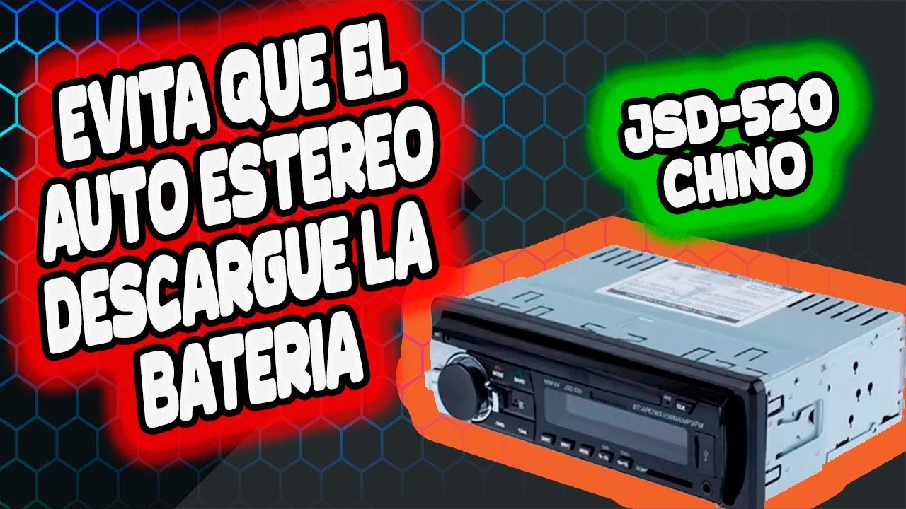Auto estéreo JSD-520🈲🏴‍☠️   Evita que Descargue tu Batería #Mundo_Car_Audio #Electronica_Car_Audio