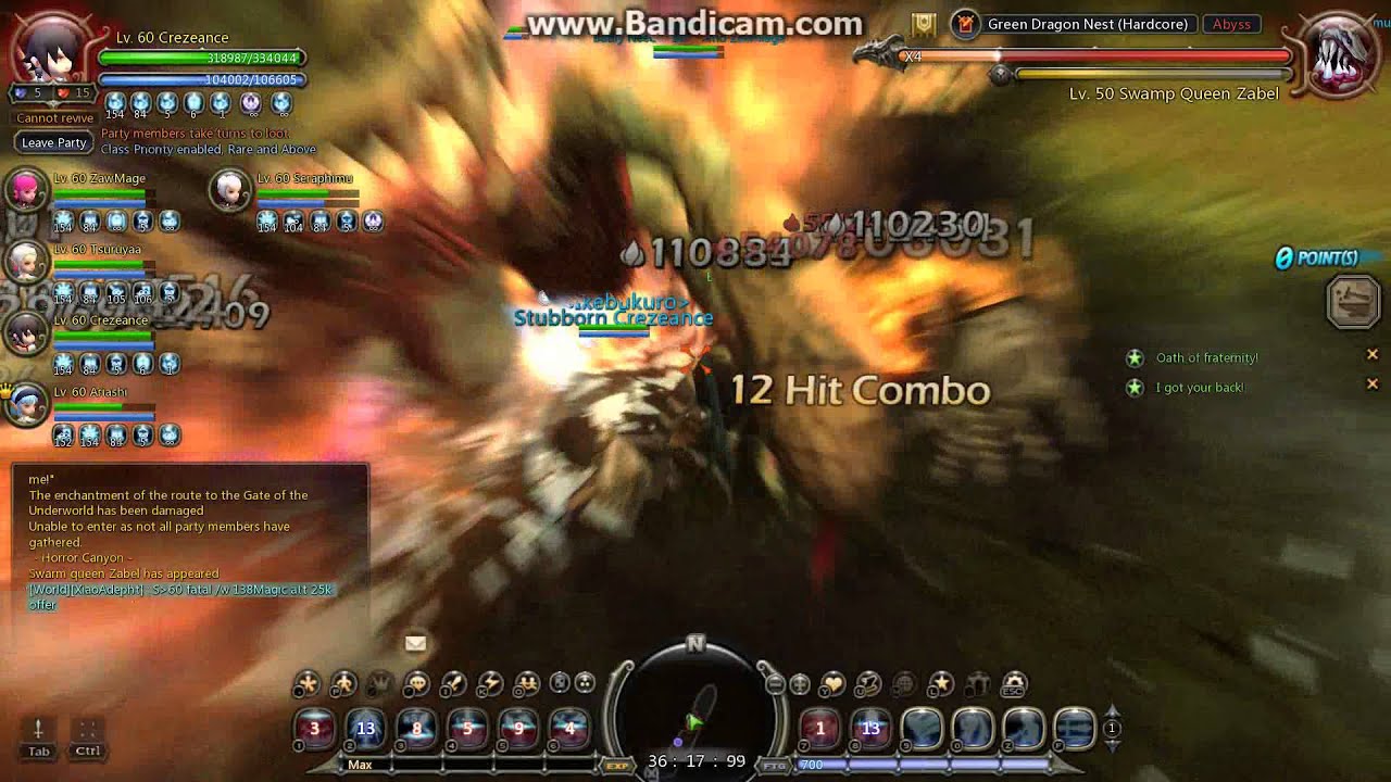 Dragon Nest SEA - GDN HC 5man no healer