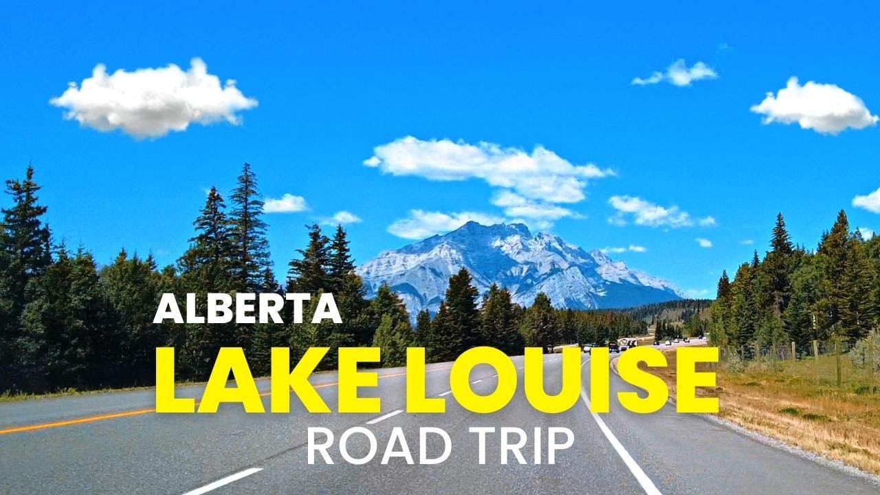Lake Louise Alberta Road Trip   4K Video 🇨🇦 #canadavlog #lakelouise