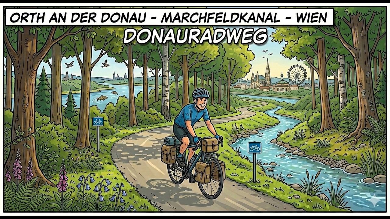 E-Bike Tour / Donauradweg-Orth a.d.Donau-Marchfeldkanal Radweg