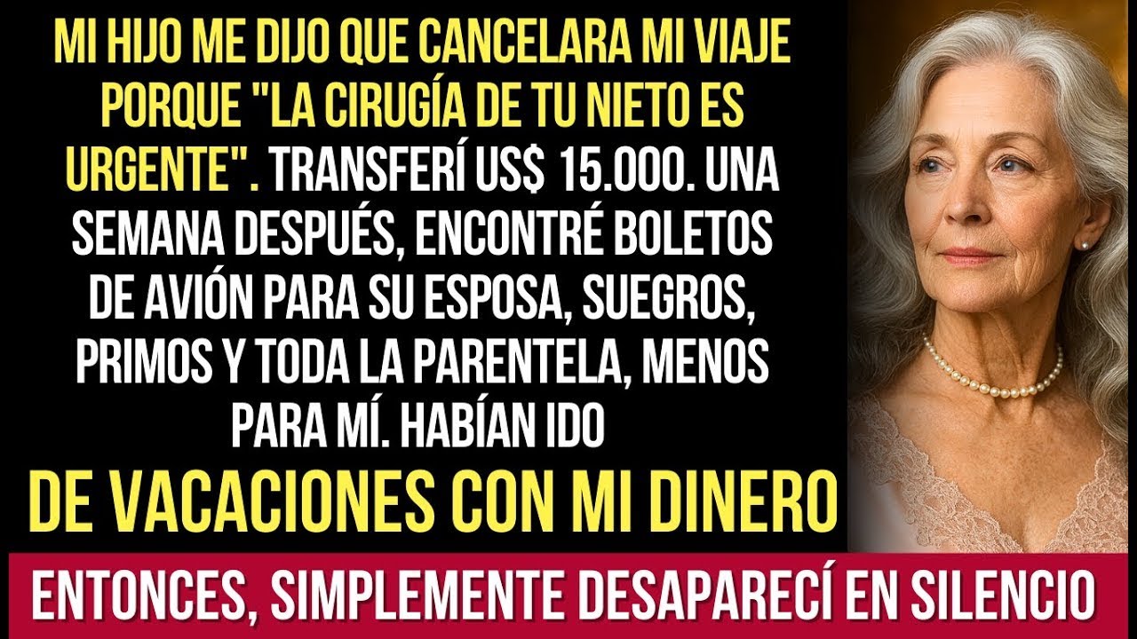 Le Di A Mi Hijo $15 000 Para Pagar La Cirugía De Mi Nieto, Después Descubrí Que Llevó A Su Espos