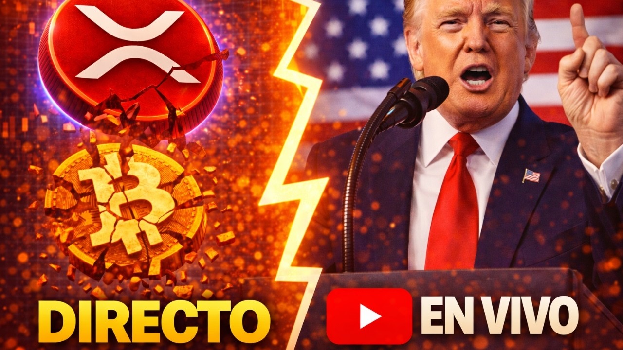 DIRECTO 🔴 TRUMP REALIZA ANUNCIO 📉 XRP Y BITCOIN SE DESPLOMAN HOY 🚨 #xrp #ripple