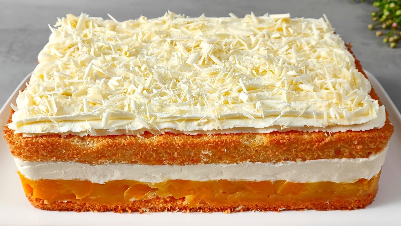 Знаменитый торт, который тает во рту. Невероятно вкусный торт за 15 минут.