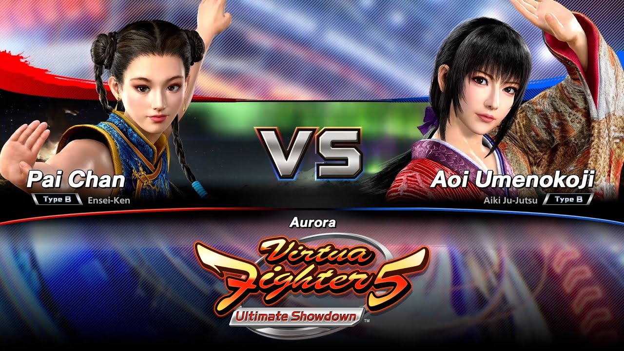 Virtua Fighter 5 | Pai Chan vs Aoi Umenokoji 4K