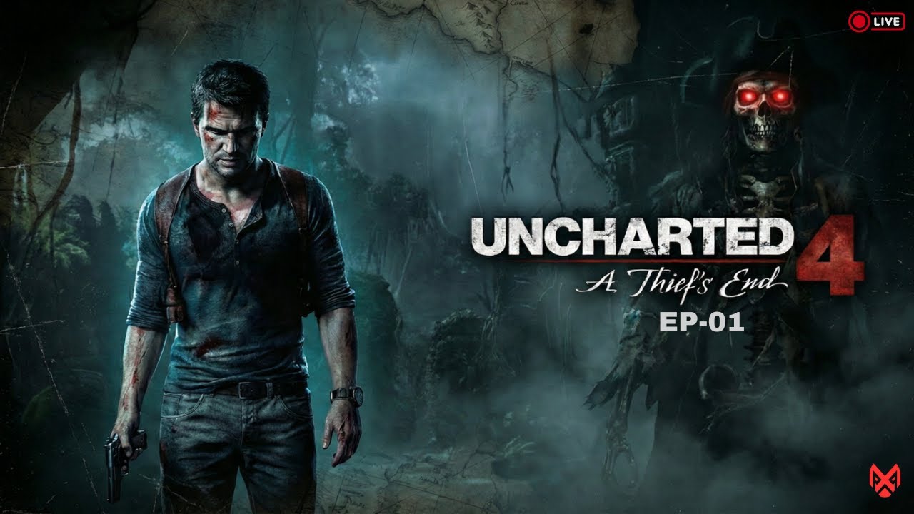 🔴 LIVE: Uncharted 4 Gameplay Ep-01 | Full Story | Gekko Gaming YT  #uncharted #live #gaming
