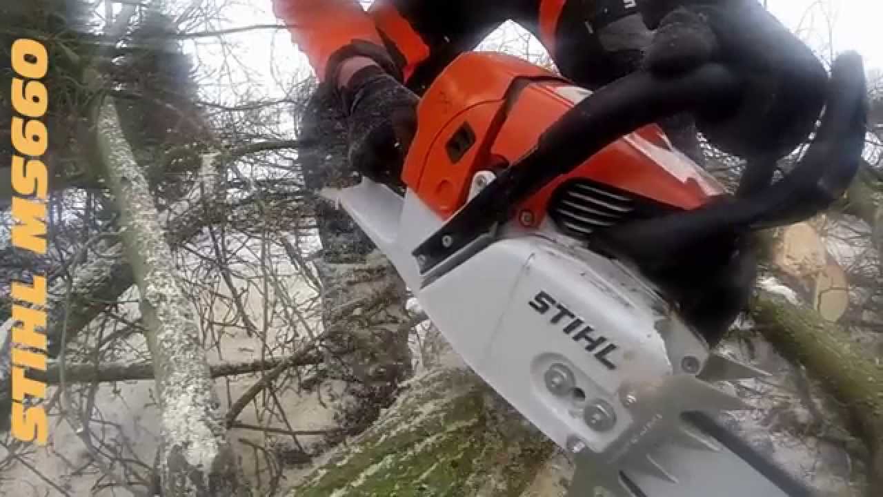 Stihl Motorsäge MS 660 im Einsatz
