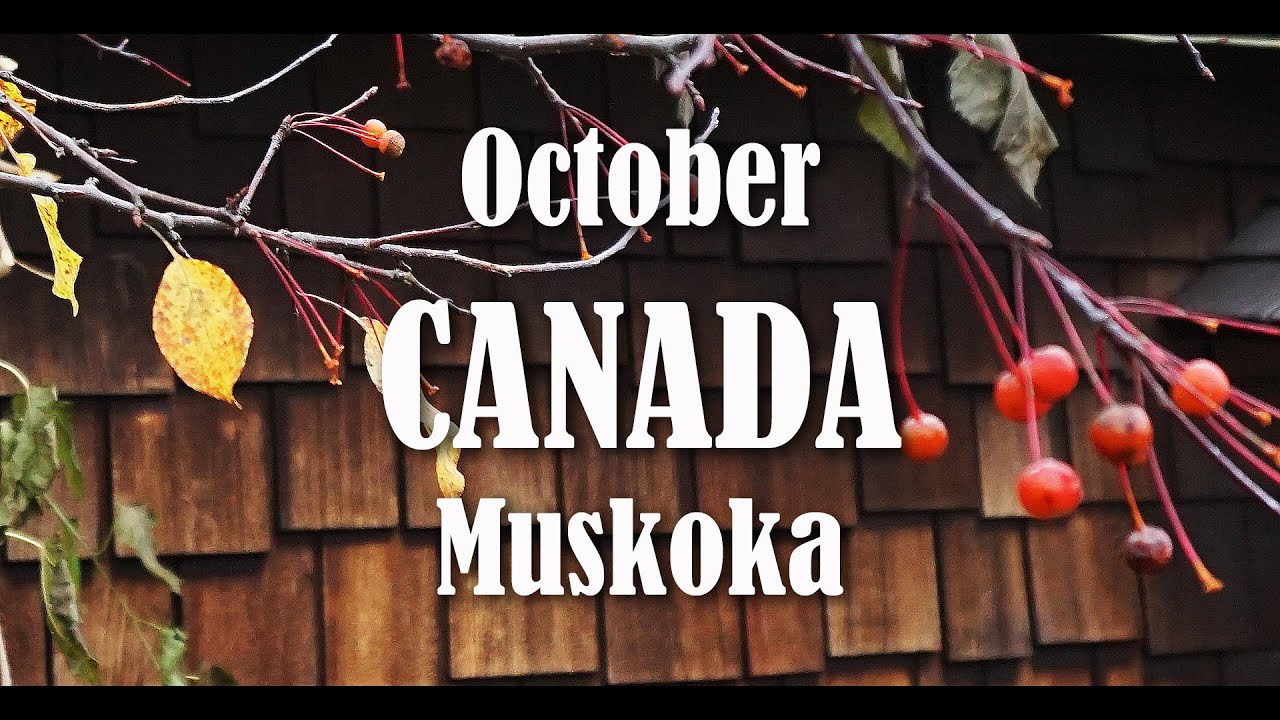 October. CANADA. Muskoka.