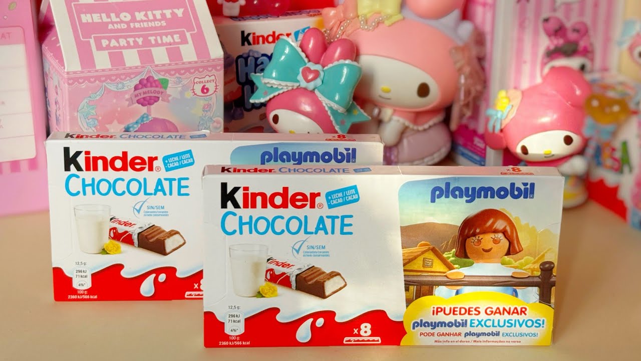 Relax and enjoy this cozy ASMR Kinder Chocolate unboxing 🍫✨