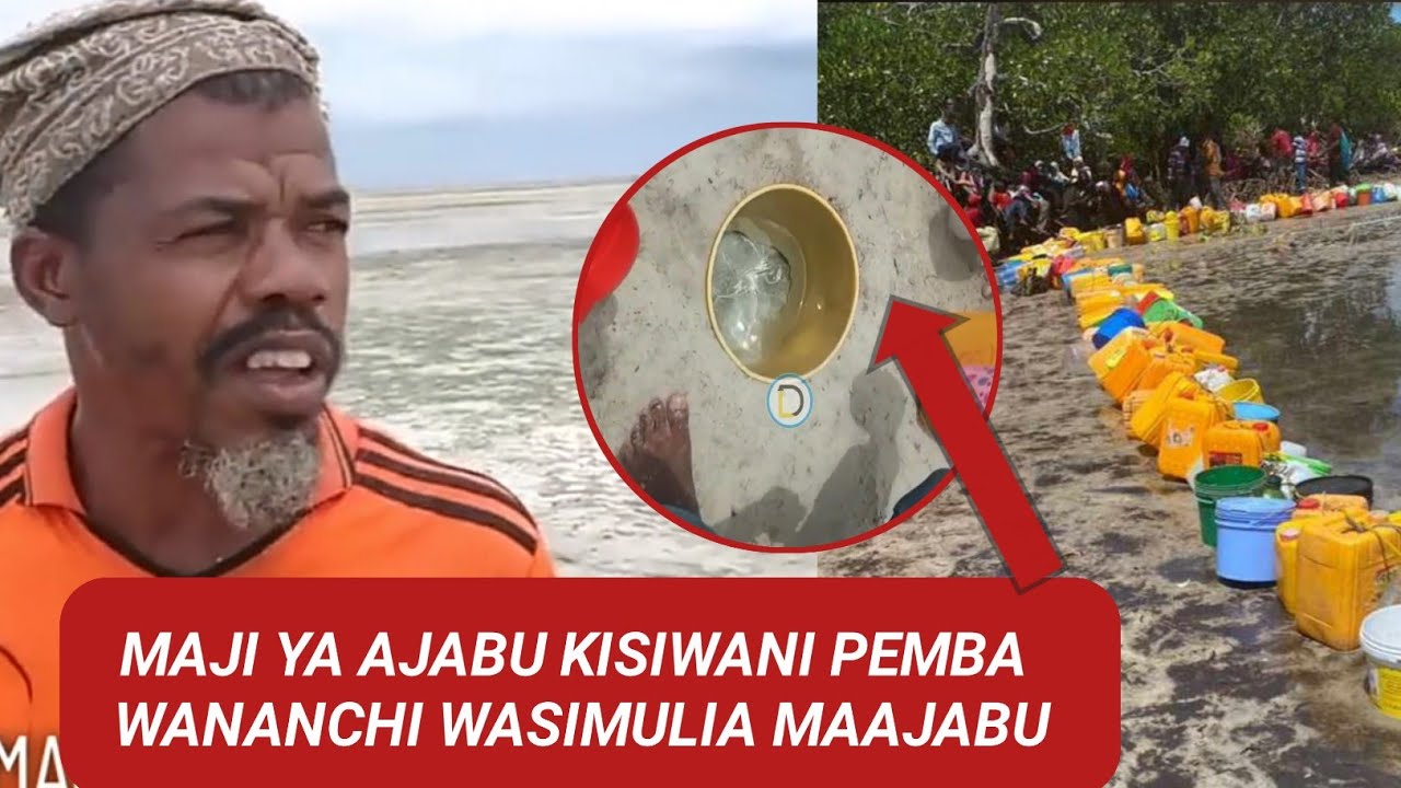 WANANCHI WASIMULIA MAAJABU YA MAJI YA PEMBA/ WAKESHA BAHARINI KUSUBIRI /TIBA YA MATATIZO SUGU