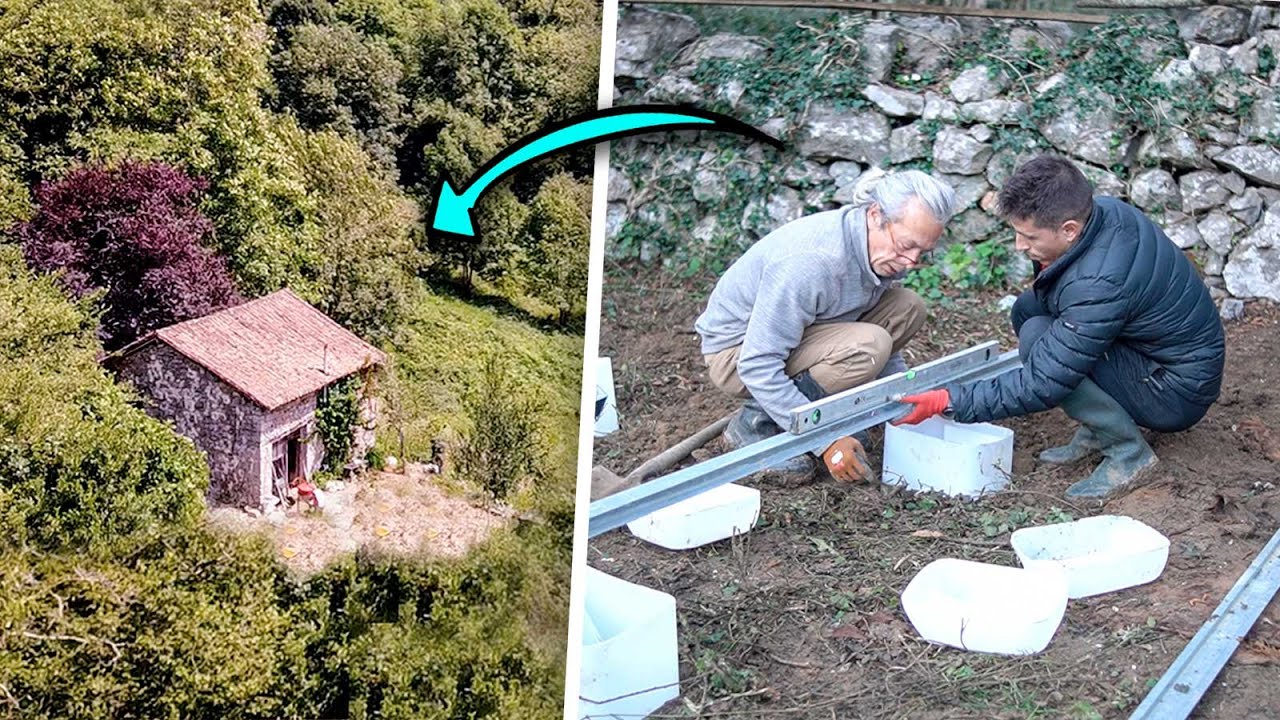 #64 💥 Cobertizo para Herramientas (PARTE 1) - Restaurando una CABAÑA ABANDONADA de más de 150 años