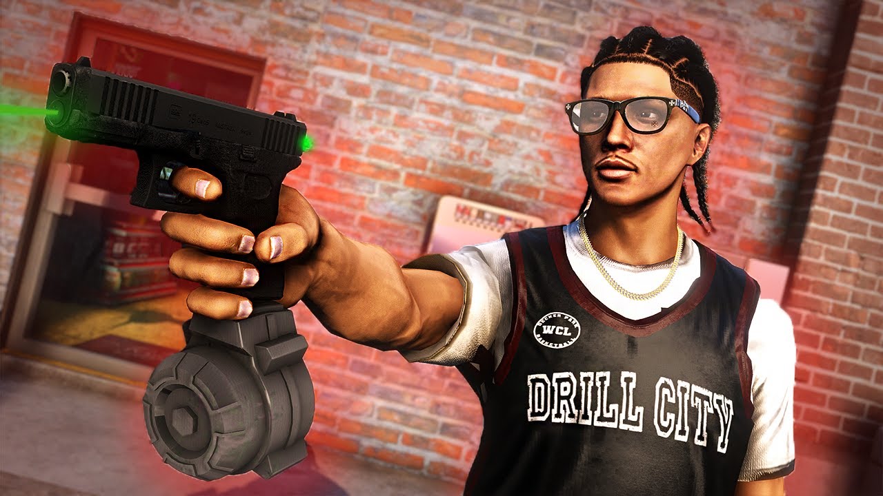 Выживаем в Чикаго с 50-зарядным GLOCK SWITCH в GTA 5 RP!