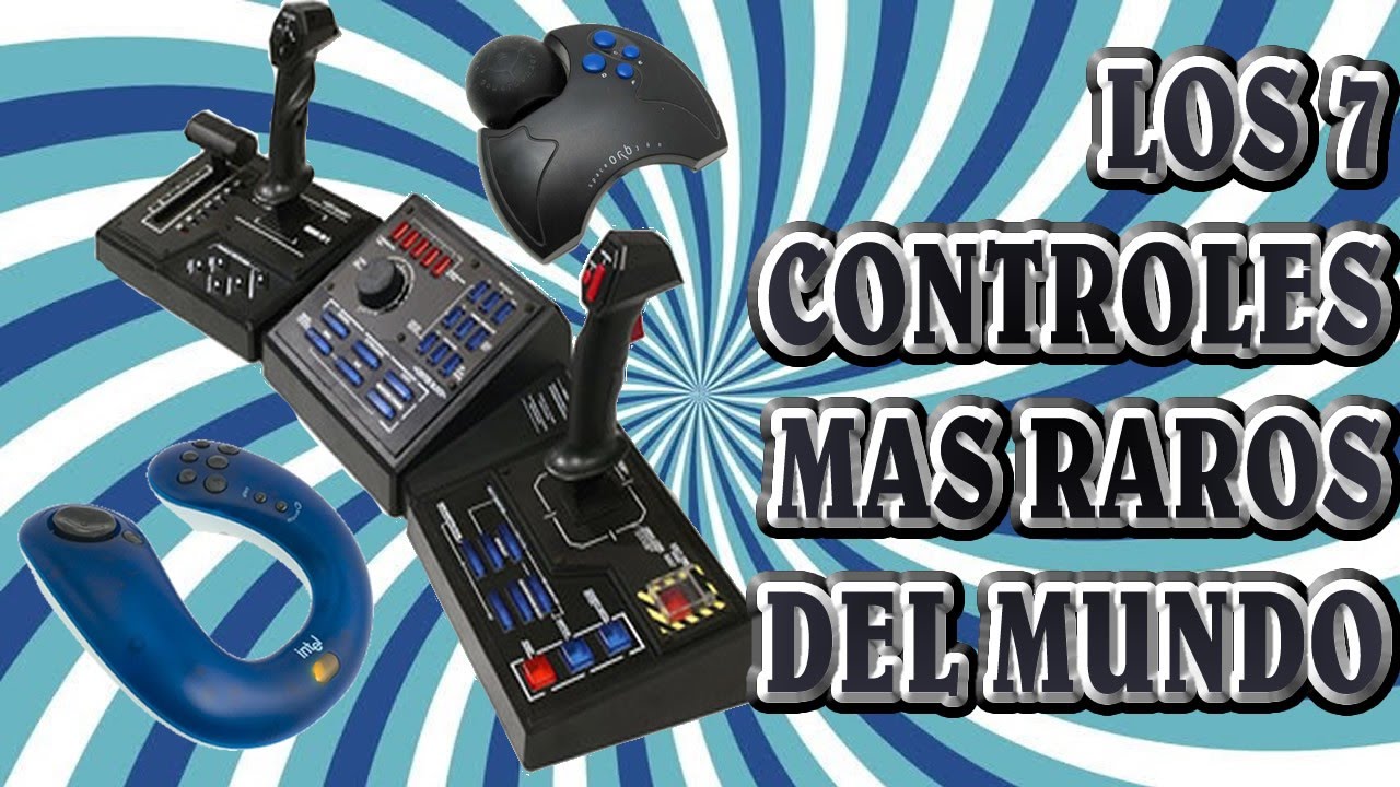 Los 7 controles mas raros del mundo...[MANDOS RAROS DE CONSOLA Y PC]