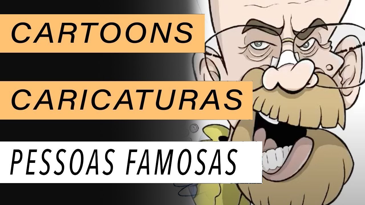 Caricaturas com referências em fotos