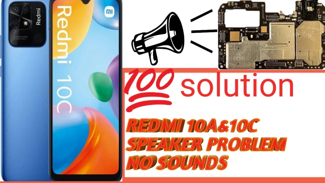 Redmi 10a  10c speaker problem no sound repair done input line track issue# my New@ video 2025 