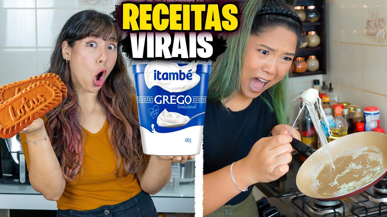 TESTANDO RECEITAS VIRAIS DA INTERNET | Blog das irm&atilde;s