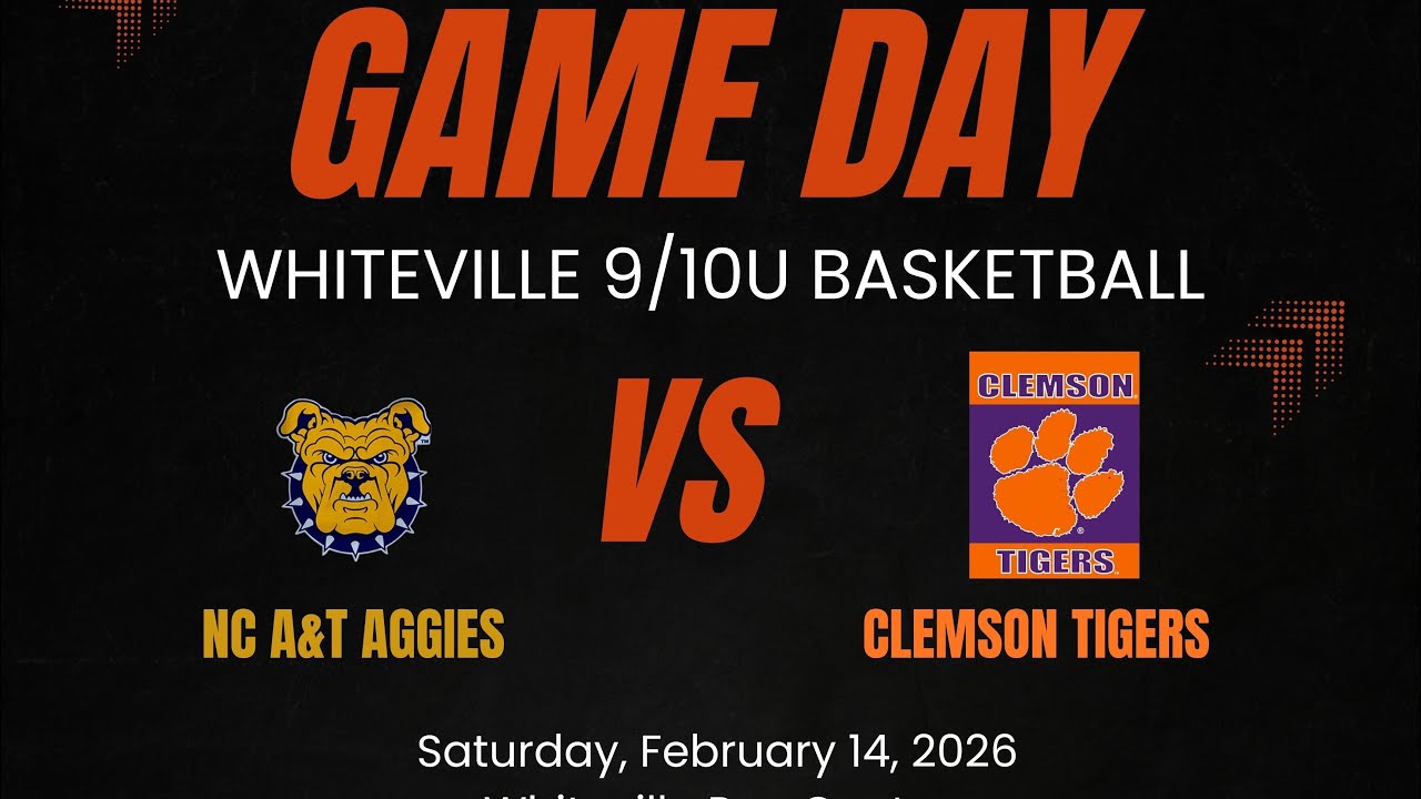 2/14/26 - Whiteville 9/10u Basketball - Aggies vs. Tigers