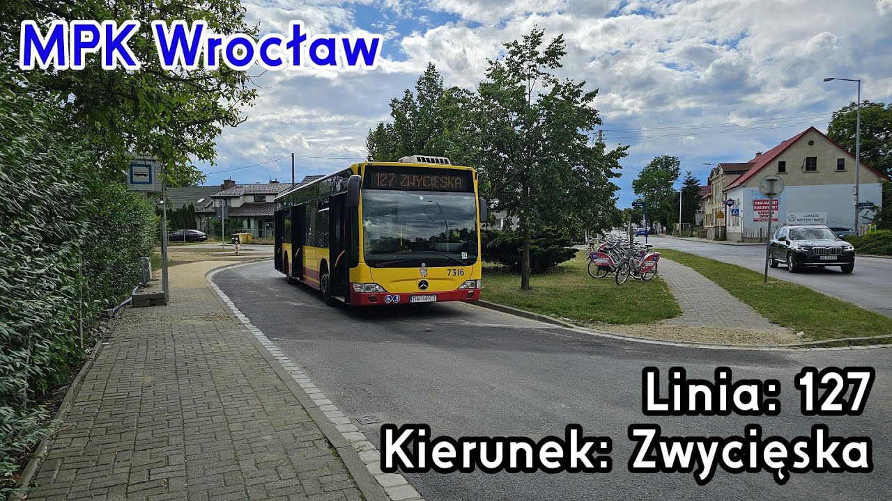[🇵🇱PL] TIMELAPSE: MPK Wrocław - Linia: [🚍127]