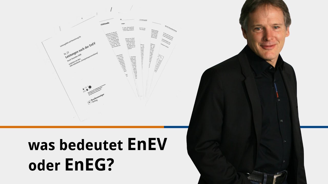 Was bedeutet EnEV oder EnEG?